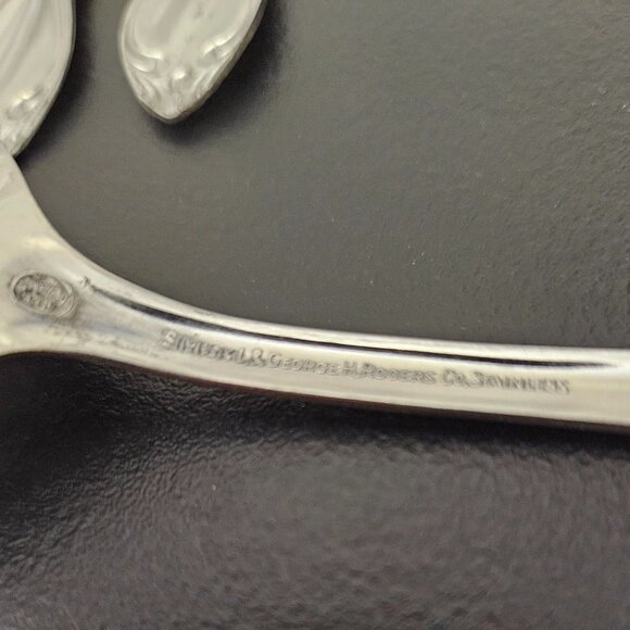 ONEIDA LTD. SIMEON L. & GEORGE H. ROGERS STAINLESS 5 PC SERVING SET - Picture 11 of 11